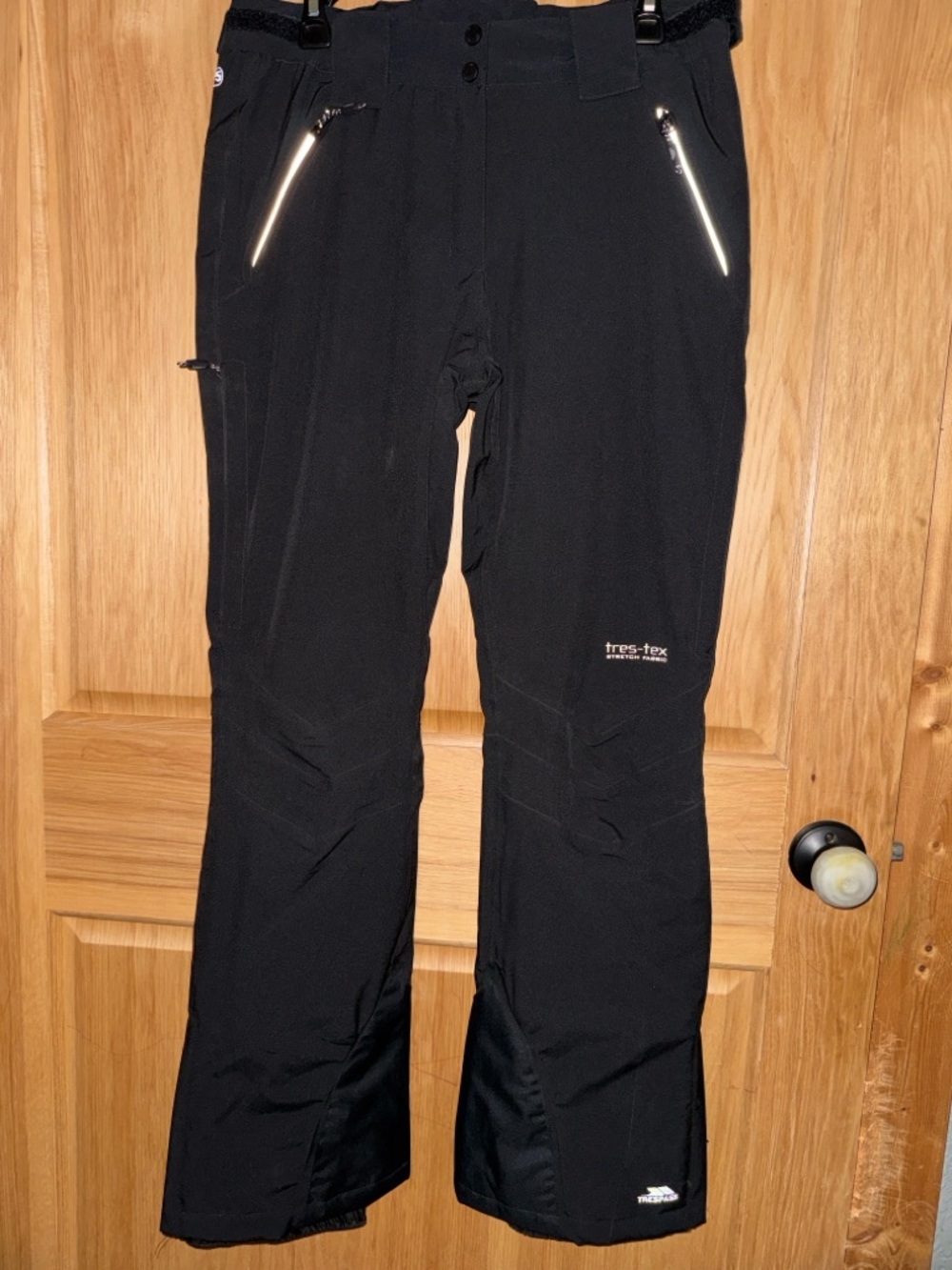 Trespass Black Jacket with Lime Accent Label